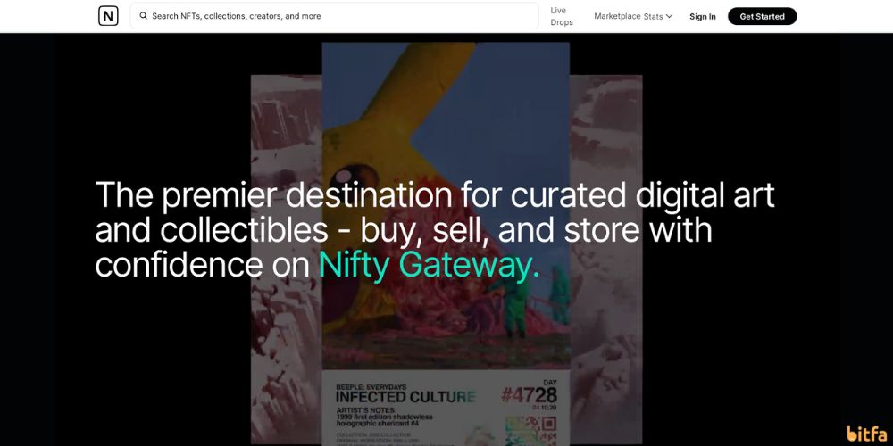 Nifty Gateway سایت nft